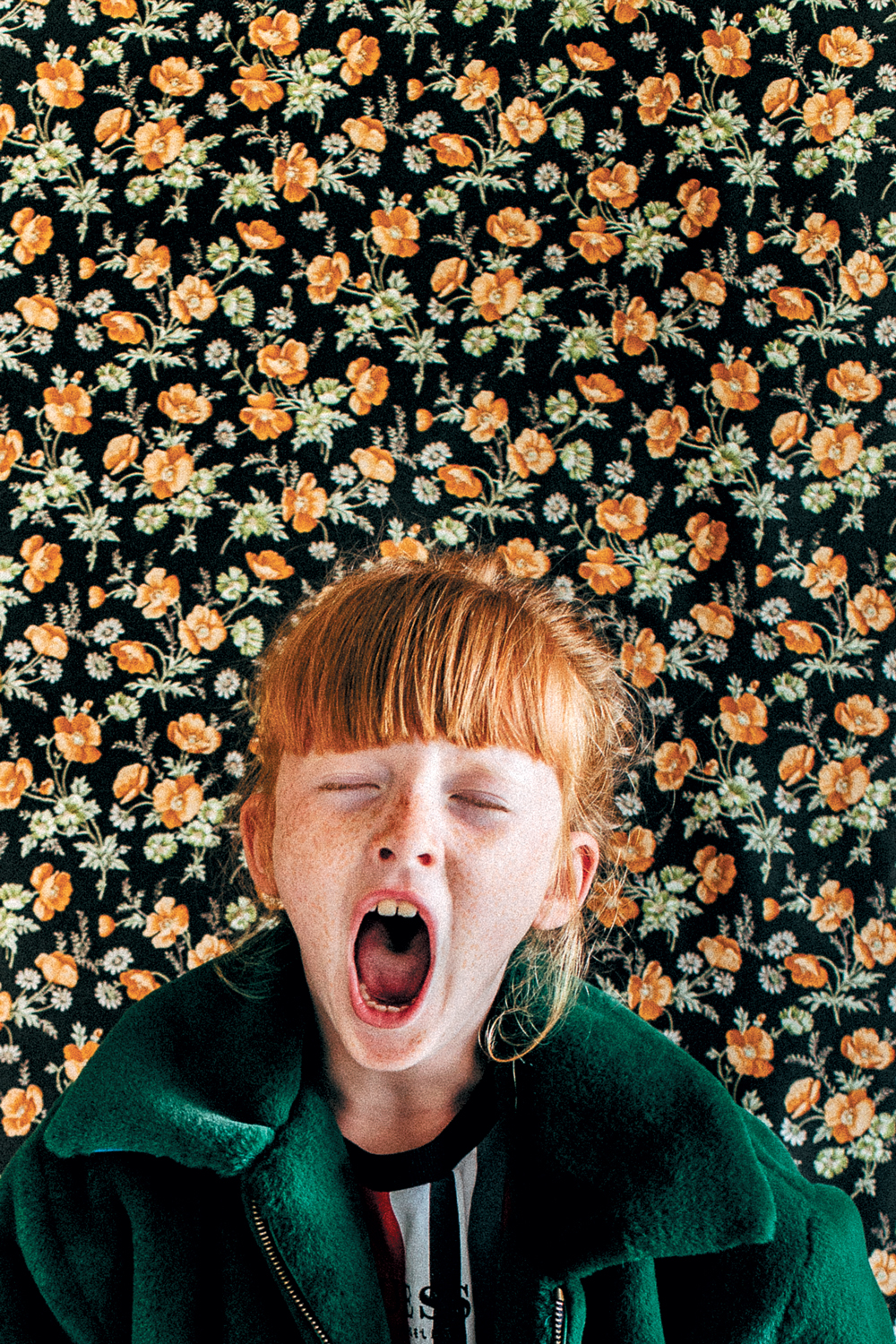 Piquer du nez — Bâillement fleuri — Doolittle Magazine · photo Jennifer Sath, stylisme Léonie Escolivet