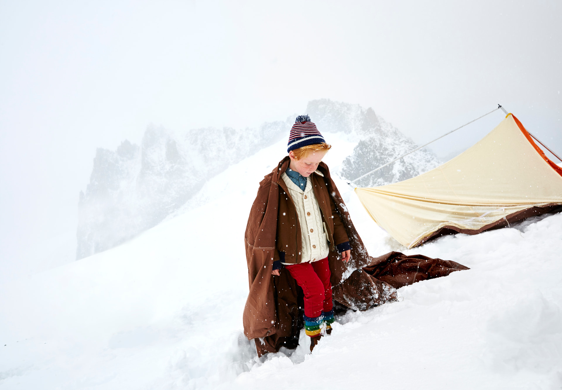 Bubble Mag — Expédition, campement — Bubble Mag — photo Rodolphe Opitch, stylisme Léonie Escolivet