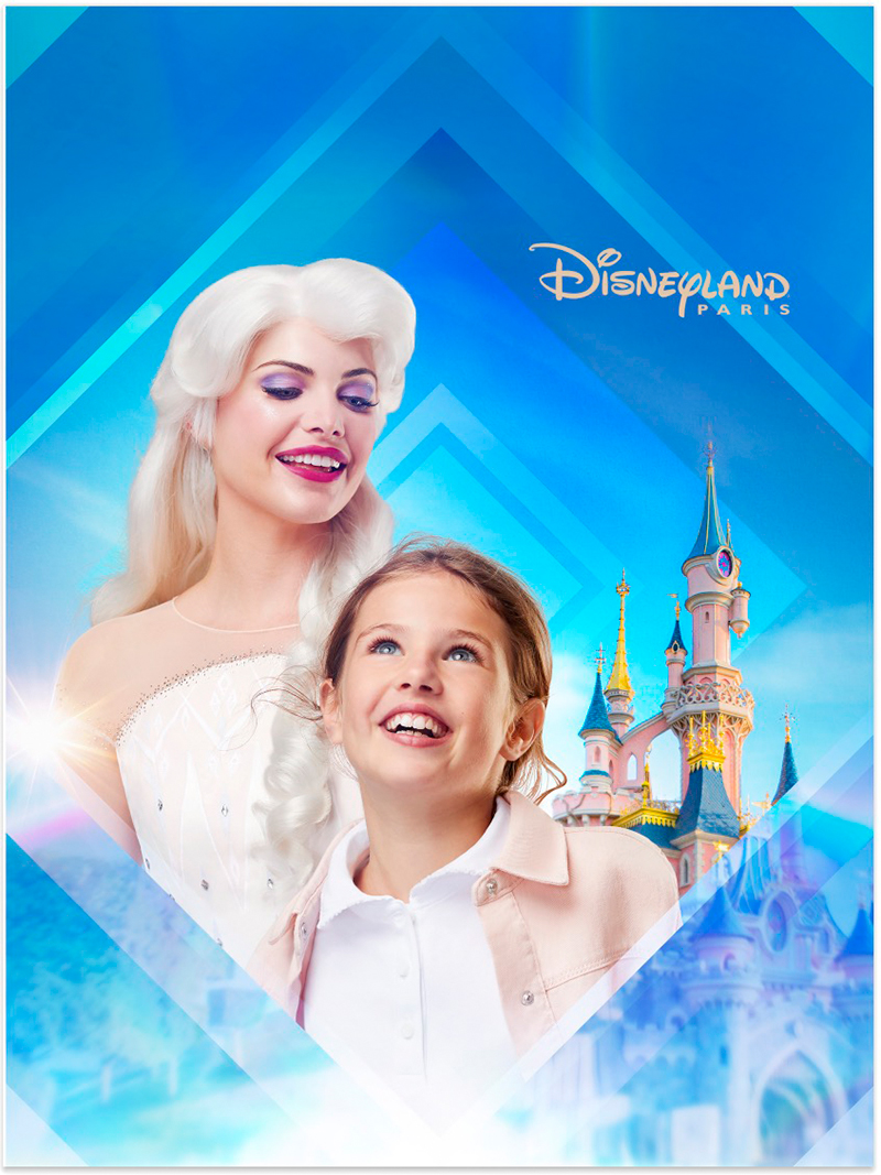 Reine des neiges — Disneyland Paris · photo Rodolphe Opitch, stylisme Léonie Escolivet