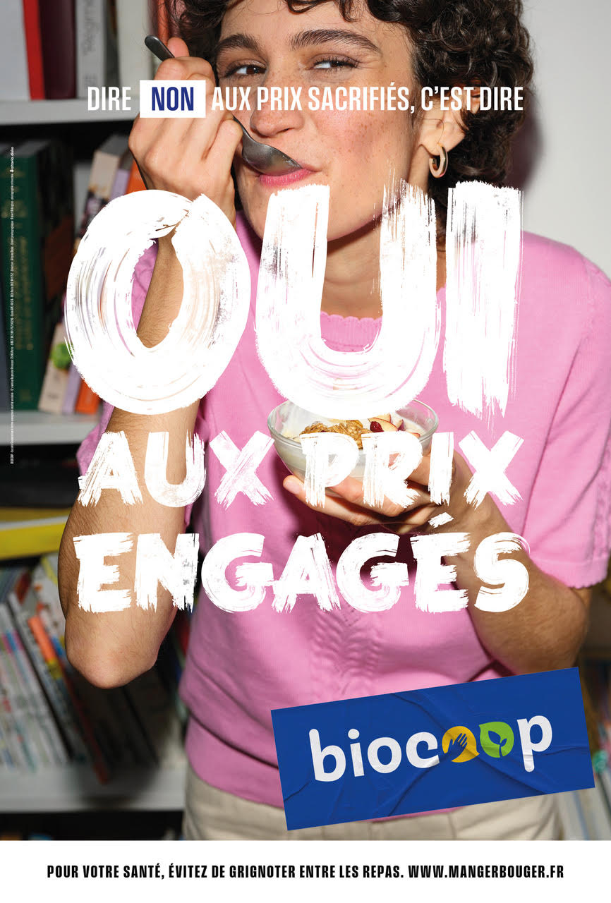 Biocoop — Oui aux prix engagés — Biocoop, stylisme Léonie Escolivet