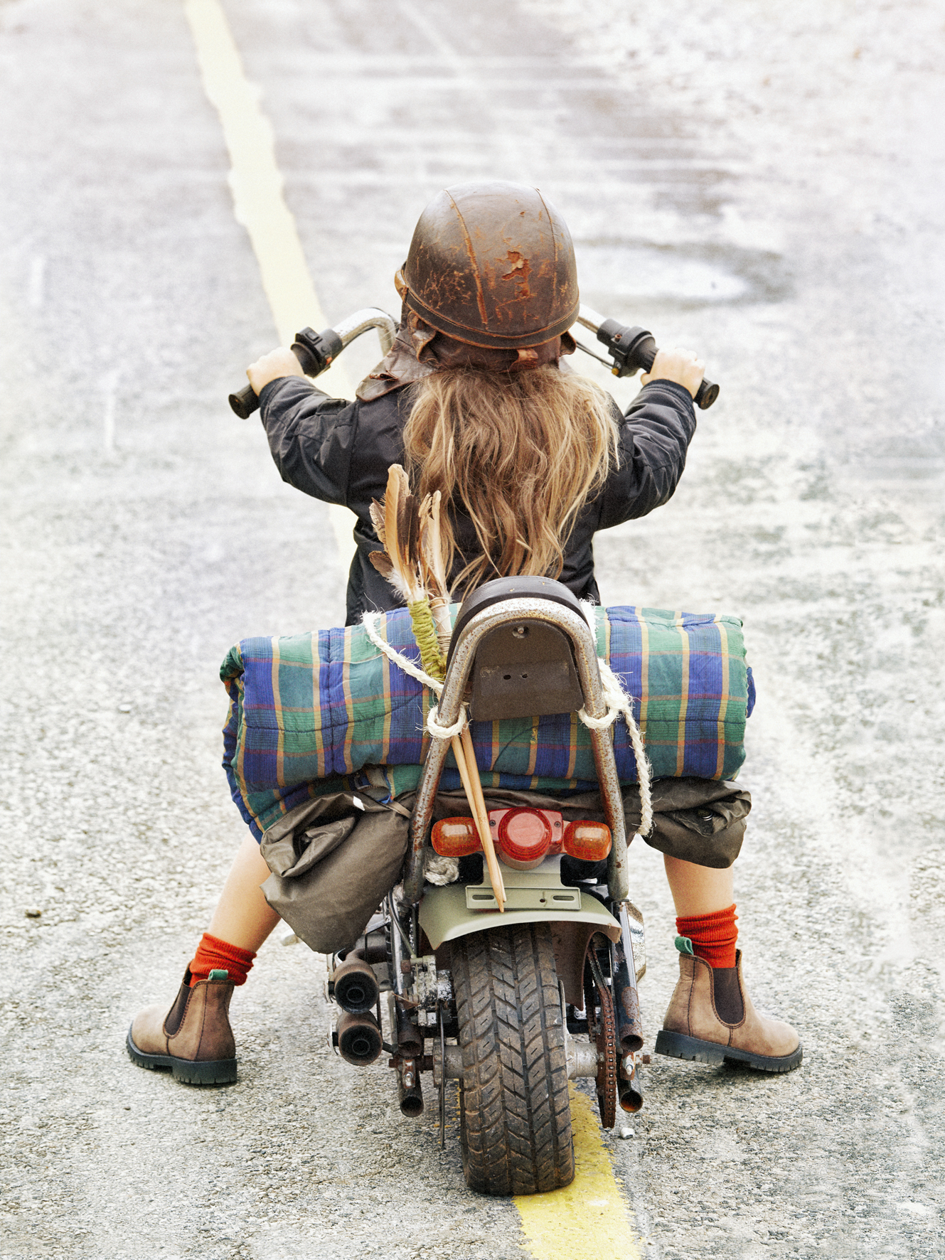 Bubble Mag — Bulle Rider, sur la route — Bubble Mag — photo Rodolphe Opitch, stylisme Léonie Escolivet