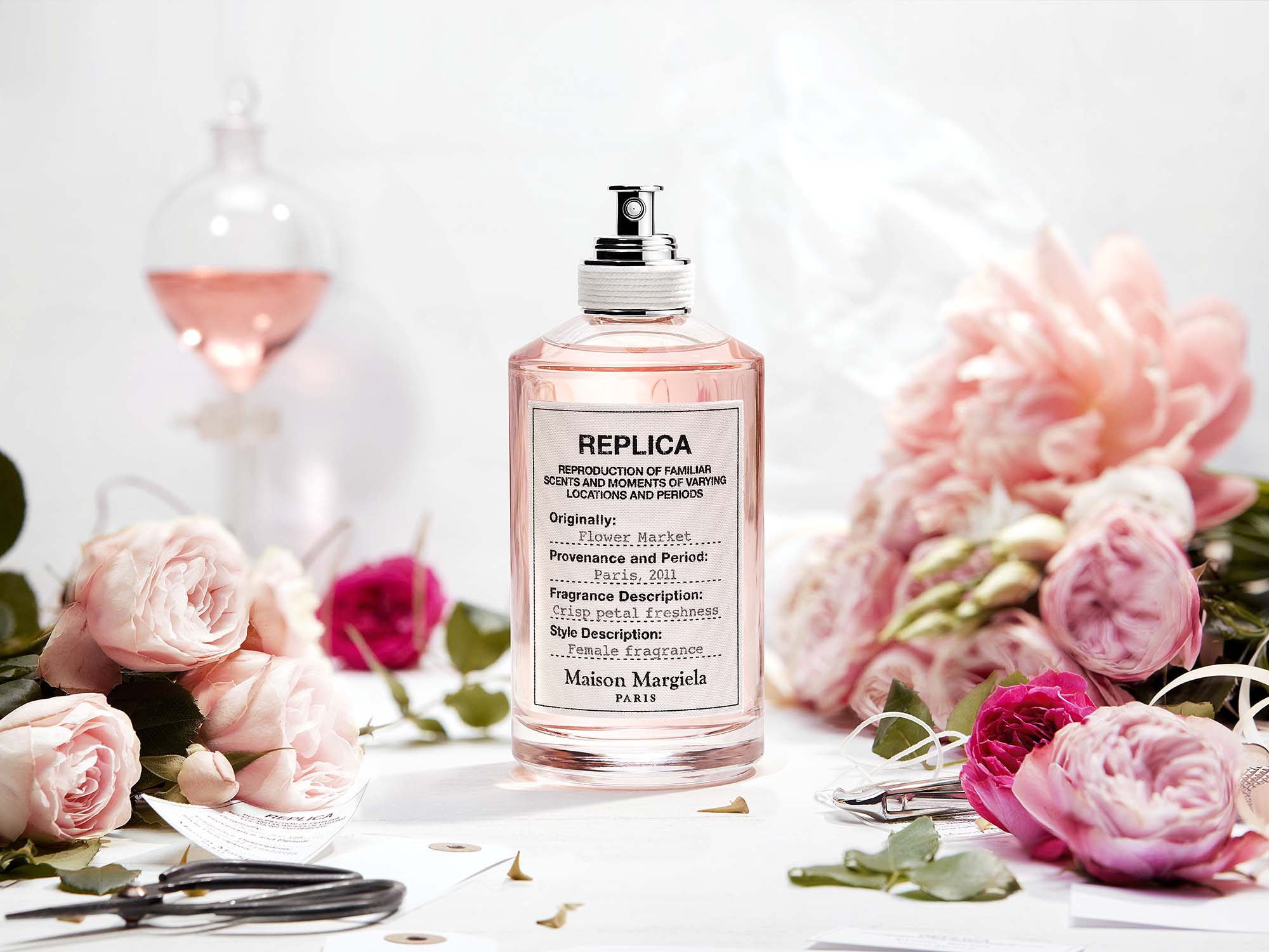 Replica — Flower Market — Maison Margiela, stylisme Léonie Escolivet
