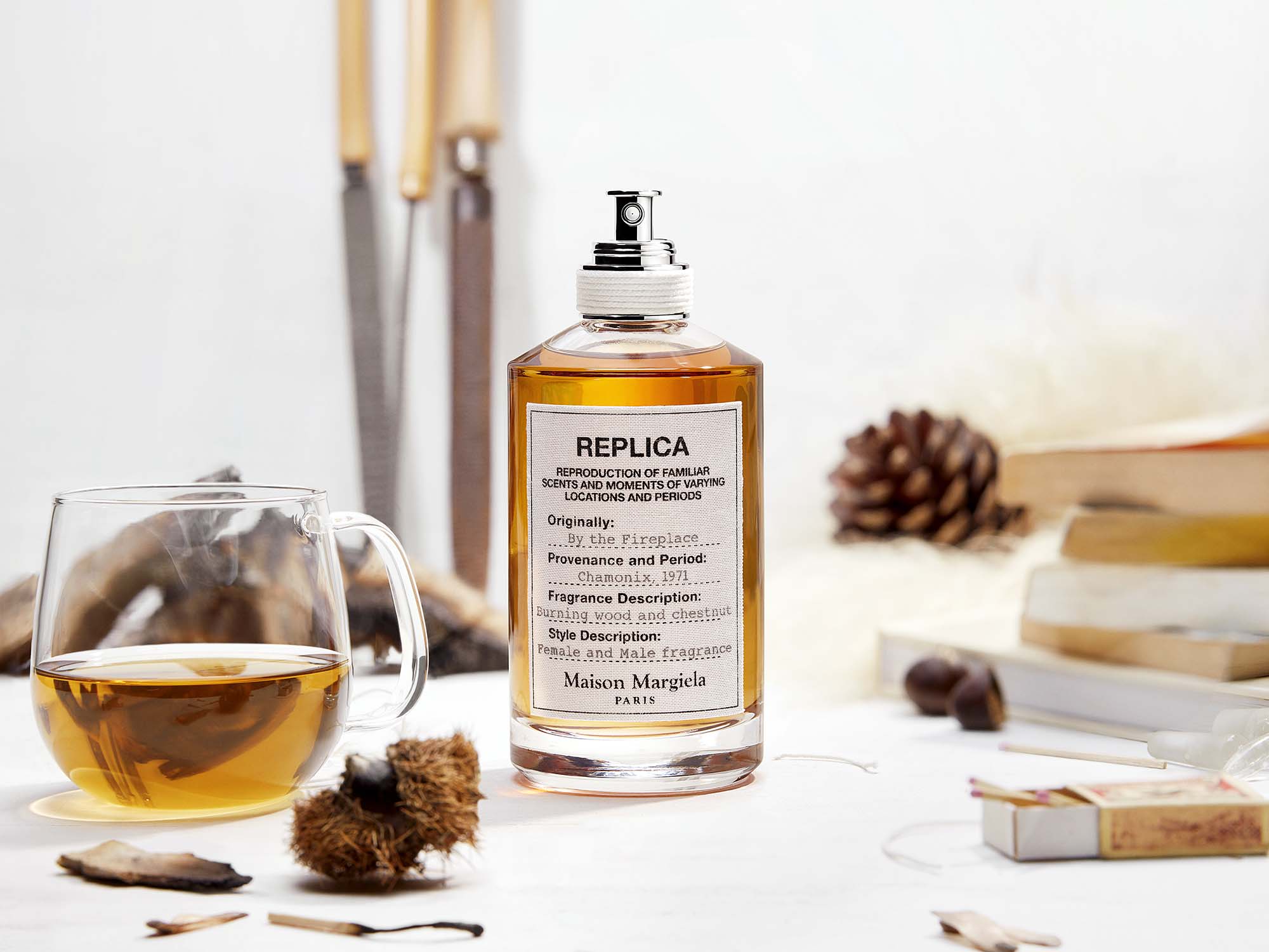 Replica — By the Fireplace — Maison Margiela, stylisme Léonie Escolivet