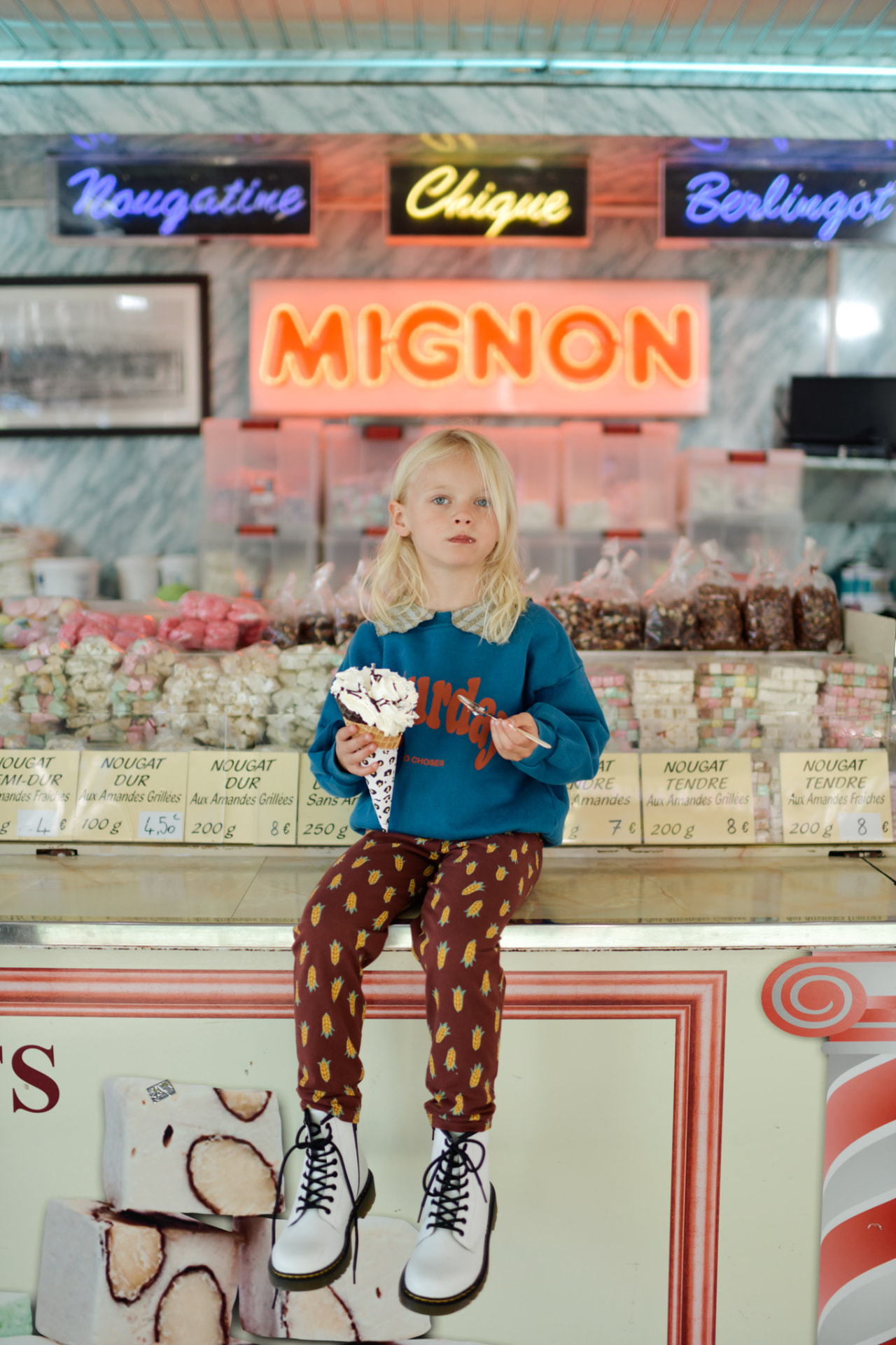 Pomme d'amour — Confiserie Mignon — Doolittle Mag, stylisme Léonie Escolivet