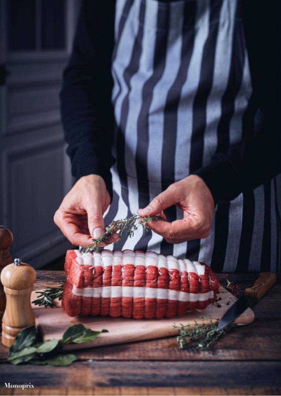 Rôti ficelé — Monoprix, stylisme Léonie Escolivet