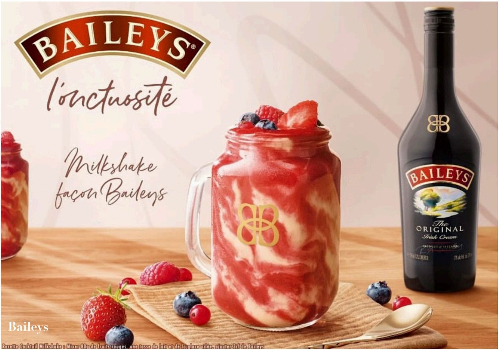 Cocktail milkshake — Baileys, stylisme Léonie Escolivet
